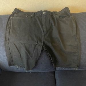Black Levi 511 Jean Shorts